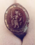 Click for a larger image of Carnelian Fides Intaglio Ring