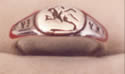 Click for a larger image of Intaglio Cavalryman's Ring