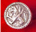 Click for a larger image of Silver Sarmatian Gryphos ring