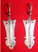 Click for a larger image of the Sarmatian Apron Applique earrings