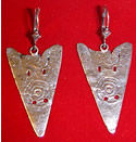 Click for a larger image of Legionary Standard Streamer earrings