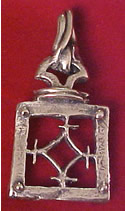 Click for a larger image of Archer's  Vest Hook Tie Pendant