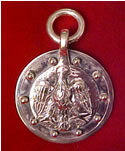 Click for a larger image of Legionary Eagle Medal Tag