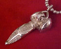 Click for a larger image of Roman Racing Greyhound Phallic Pendant